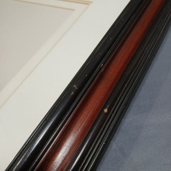 "Foggy Pelican Day" Signed James Richmond Photography Wall Art 24x20" Wood Frame - Picture 8 of 10